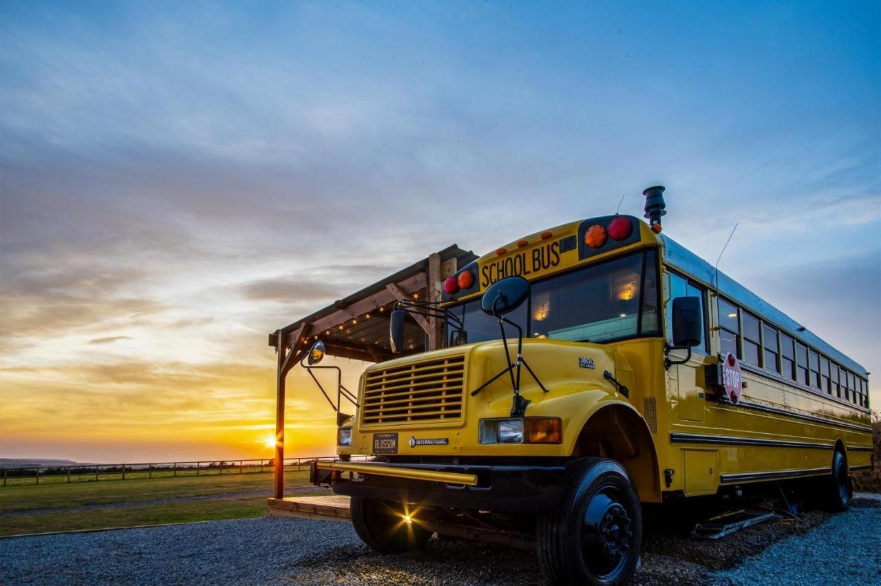 American School Bus - 1 Bedroom - Blossom Farm - Tiers Cross Johnston Екстериор снимка